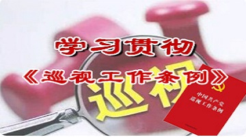 学习贯彻《巡视工作条例》