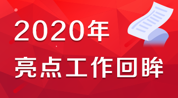 2020年亮点工作回眸